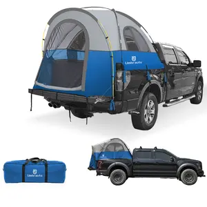 Umbrauto Truck Bed Tent 6.4-6.7ft: PU3000mm Waterproof Tailgate Pickup Truck Tents, Easy Set-Up For 2 Person, Fits Full Size Short Bed, Chevy, Dodge, Ford, GMC