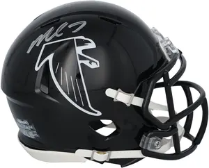 Michael Vick Atlanta Falcons Autographed Riddell 1990-2002 Throwback Speed Mini Helmet - Fanatics Authentic Certified