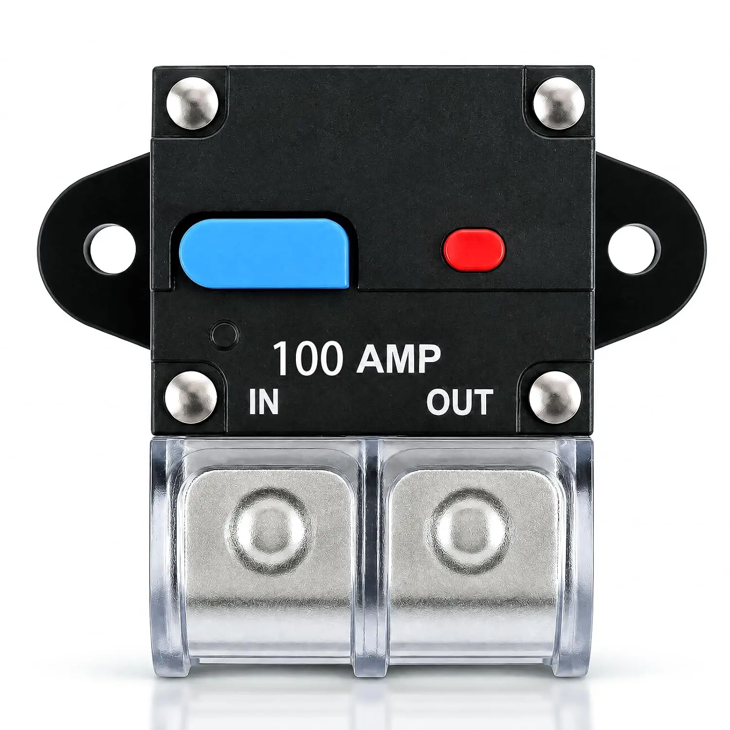 Automotive Circuit Breaker 100amp Trolling Motor Breakers Marine DC 12v-48v |   Manual Reset Breaker 24v Overload Short-Circuit Protection Battery Switch Disconnect Car Audio Solar System Panel RVs Yachts