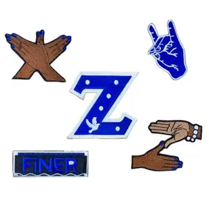 Zeta 5 Patch Set - Embroidered Iron On Patches