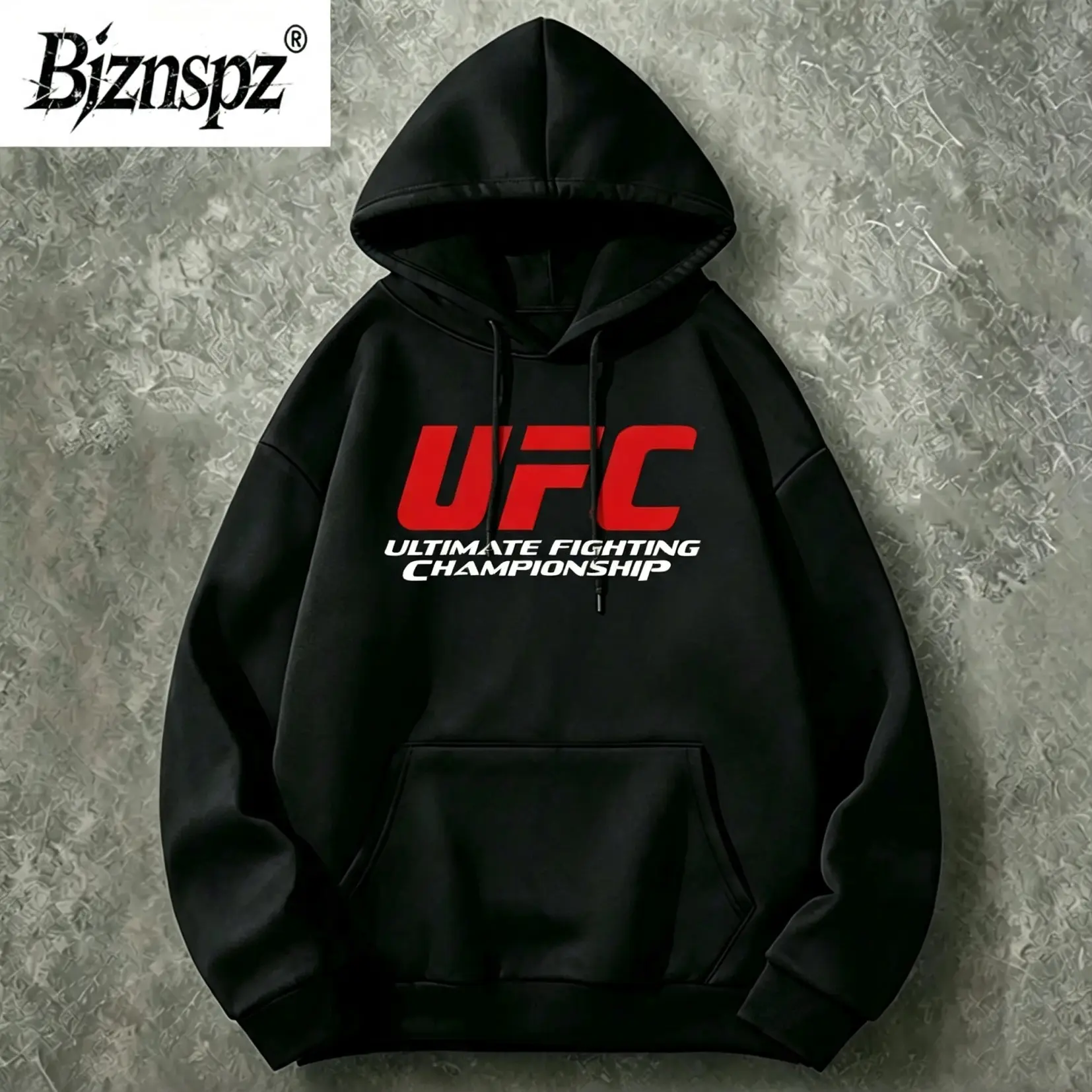 Hoodie - UFC Ultimate Fighting Championship Heavyweight Hoodie, Vintage Y2K Streetwear Pullover, Sports Logo Sweatshirt