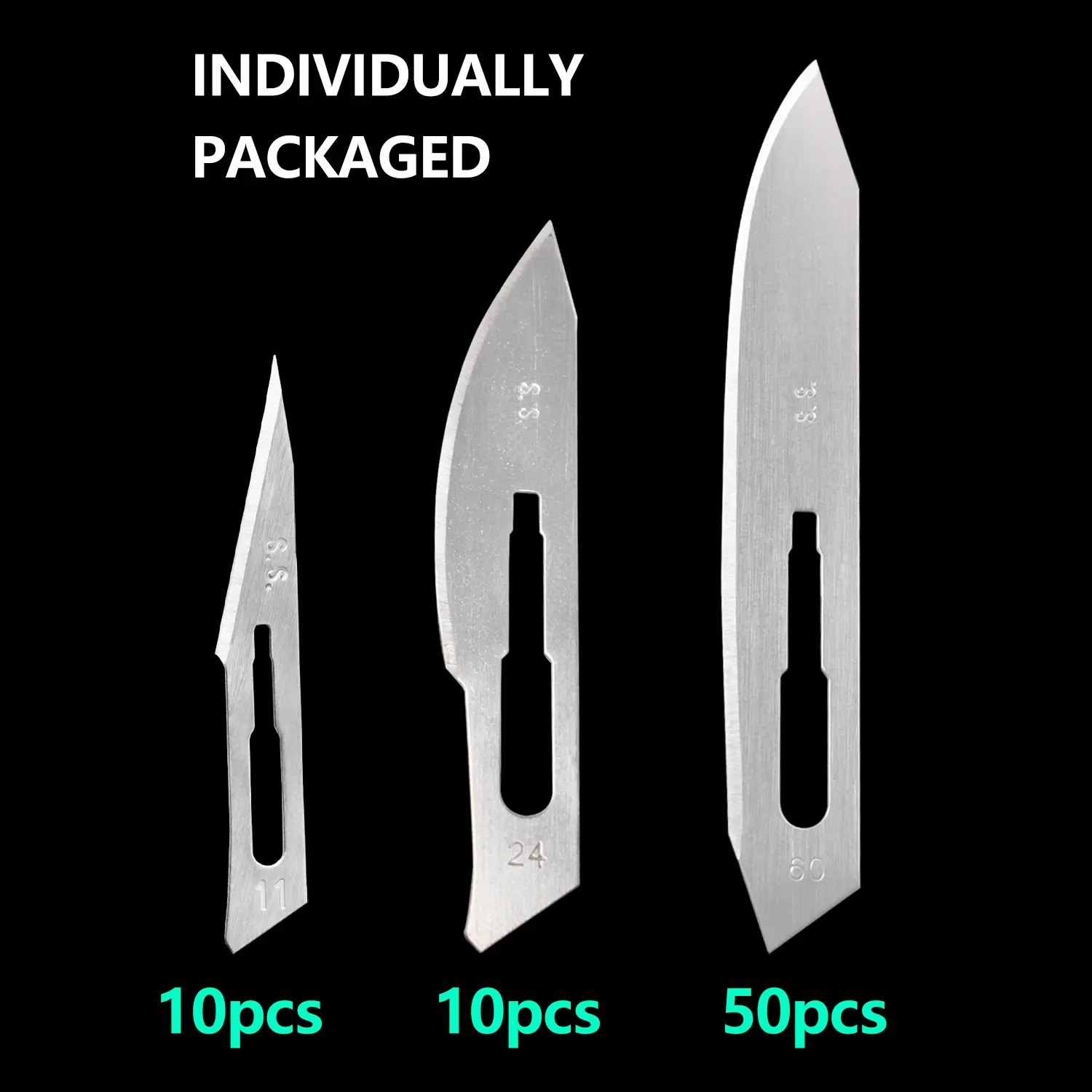 70pcs Stainless Steel Multitool Blades, Hand Tools Accessory with Independent Packaging for Convenient Daily Carrying