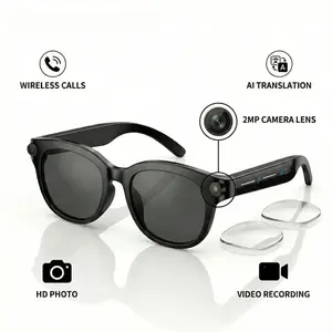 M89 Smart Bluetooth-compatible Glasses, HD Camera, Music Control, Wireless Calling, Object Recognition, Outdoor Sports, Multi-Functional Bluetooth-compatible