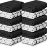 Utopia Towels Rectangular Cotton Kitchen Towels & Dishcloths Set - 12 Pieces (15x25 in), 100% Ring Spun Natural Cotton, Modern Soft Super Absorbent for Quick Drying, Home Kitchen Cleaning, Dish, Tea & Bar Use, Cotton Dish Cloths