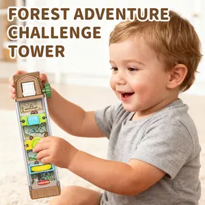 Forest Adventure Ball Drop Toy with Multiple Activity Centers, Montessori  Educational Travel Toy for Toddlers