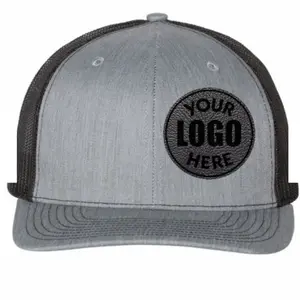 Custom leather patch hat