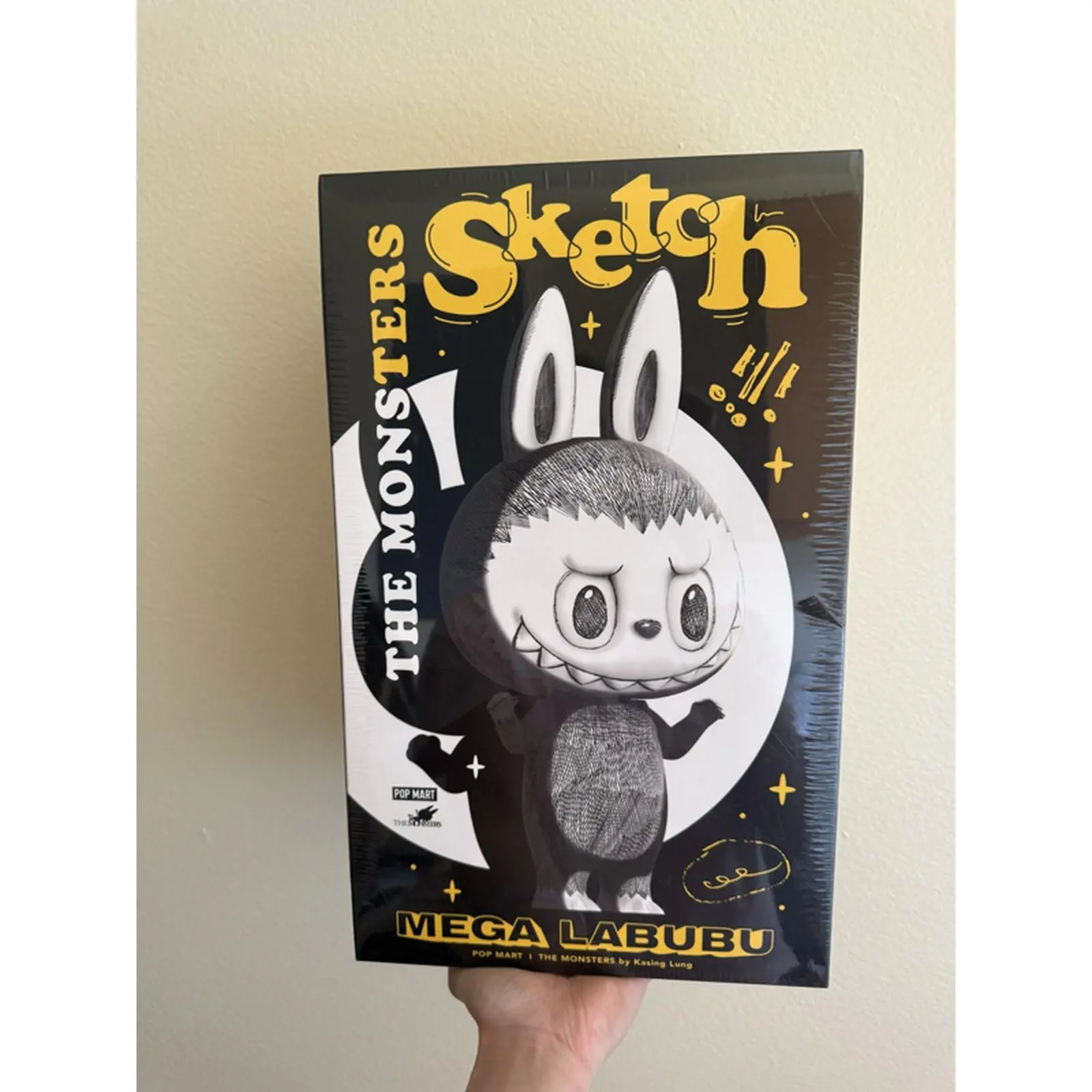 Mega Labubu Sketch 400% - New and Sealed - Authentic - Collectible Artwork