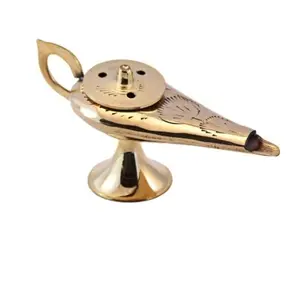 Aladdin Lamp Solid Brass 6"L (Genie Lamp)