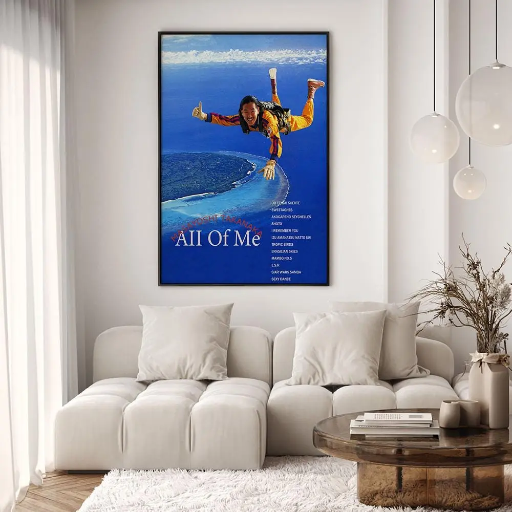 Masayoshi Takanaka Best Selection All Of Me Poster, Wall Art for Living Room, Vintage Poster Art,Home Decor, Festivals and birthday gifts