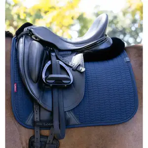 IT05916 LeMieux Essence Dressage Square English Saddle Pad - Navy