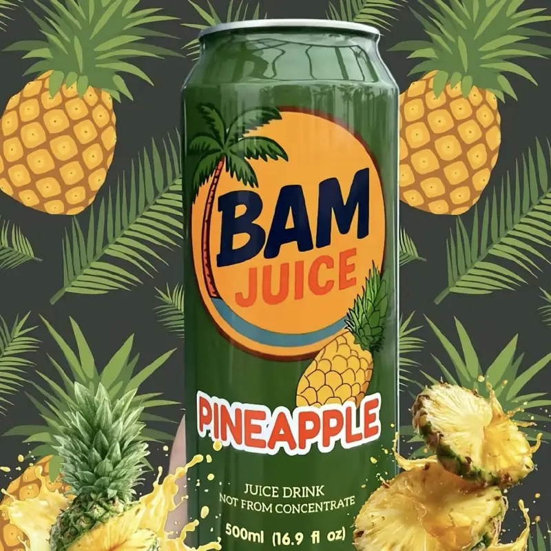 BAM Juice Cherry 500ml Not From Concentrate Refreshing Beverage Natural Fruit Natural Flavor