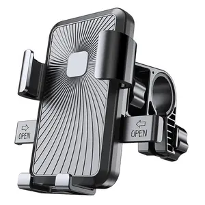 Universal motorcycle and bicycle phone handlebar holder, bicycle phone holder, electric bike phone holder, cycling phone holder, GPS holder, mechanical holder, Adjustable Phone Stand, Cellphone