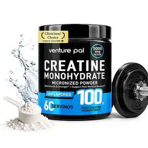 100% Pure Micronized Creatine Monohydrate Powder - Unflavored Creatine Supplement for Women & Men - 5g (5000mg) per Serving - Supports Strength, Muscle Growth & Recovery - Vegan, Keto & Gluten Free Formula
