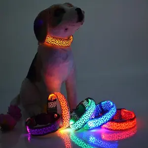LED Light-Up Dog Collar – Night Safety Glow Adjustable Pet Collar