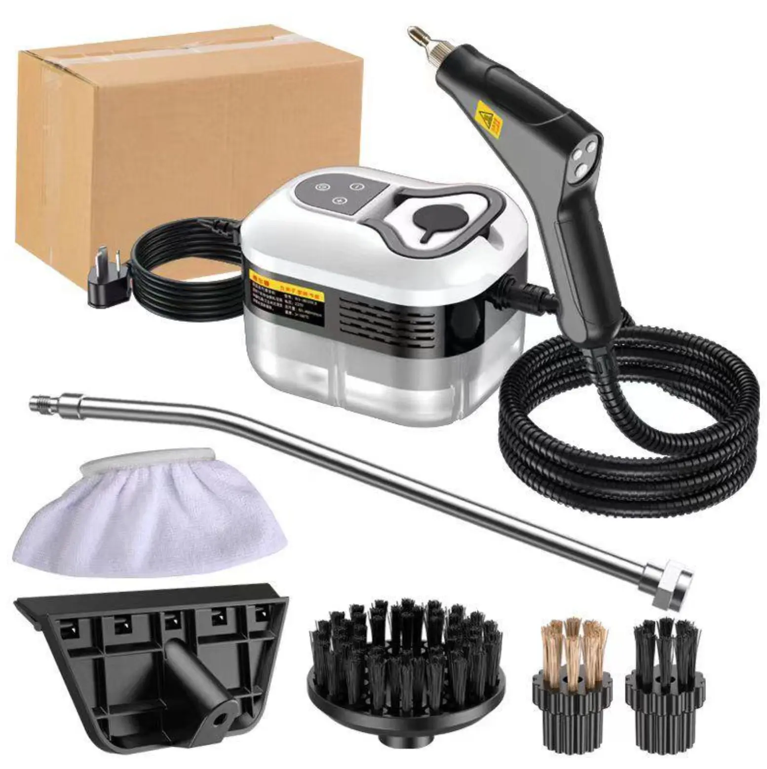 Steam Cleaner, 6-Level Adjustable Handheld Steamer for Cleaning Home | High Pressure Multi-Purpose, 15s Heat-Up, 1.2L Large Tank, Powerful 1500W Steam Cleaner for Car, Kithen, bathroom, Furniture