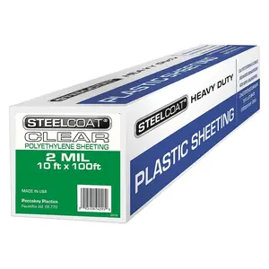 Plastic Sheeting – 2 Mil Clear, 10 ft × 100 ft (SC)