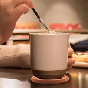 Cork Coasters for Drinks Absorbent, Heat Resistant Reusable Drink Coaster Set, Extra Thick for Cups Glasses Mugs, 1 Piece