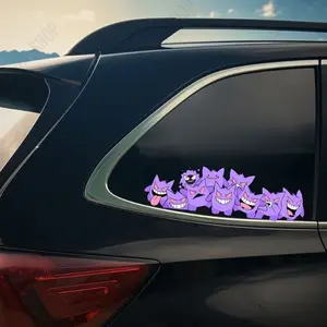 Gengar Car Decal: Waterproof Ghost Family Sticker for Laptop, Car àn Tumbler