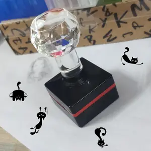 Cute Cat Pet Stamp Teacher Reward Stamp, Encouragement 3D Cat Rubber Stamp for Journaling, Daily Cat Decoration Tool Stamp