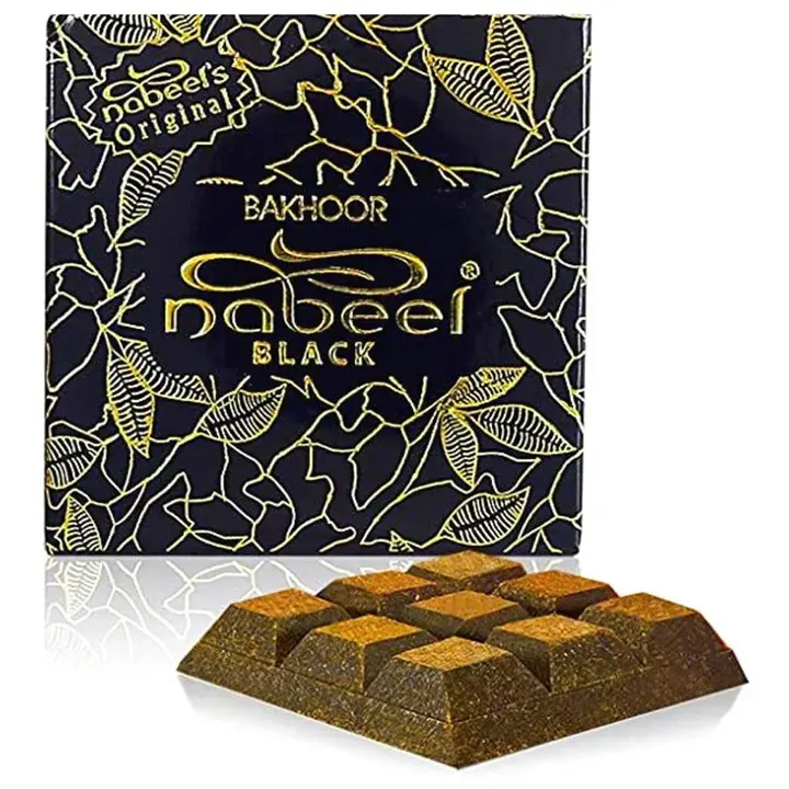 Black Bakhoor Square by Nabeel Bakhoor, 40 g