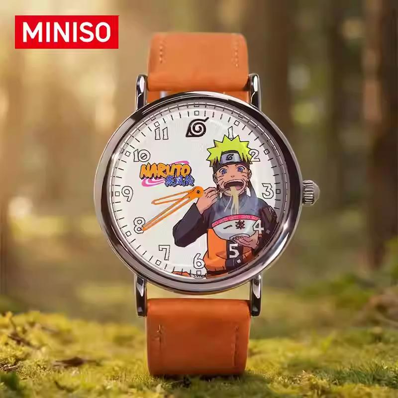 MINISO Naruto Shippuden "Bonds of Shinobi" Mystery Watch Blind Box,Cute Collectible Anime Watch ,Retro Stylish Cute Design  Trendy Watch,Cartoon Gift for Fans Kids Students Adults,Holiday Gift Birthday Gift,Single Box/Whole Set