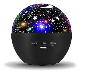 Lighting Stars Projection WITH BLUETOOTH SPEAKER Night Light for Baby Children, Quiet LED Sky Projector RECHARGEABLE Star Lamp for Kids, for Ceiling Bedroom Living Room, 360 Degree Rotation Projector, Black