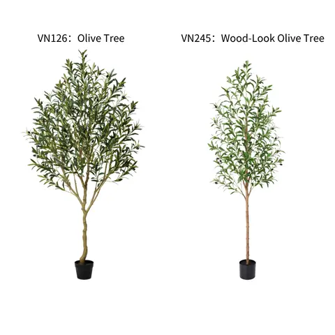 VeriNatural 6FT Artificial Olive Tree – Realistic Wood-Look Trunk Faux Olive Tree with Lifelike Fruit, UV Resistant Indoor & Outdoor Home, Living Room & Entryway Decor (  VN126/VN245)