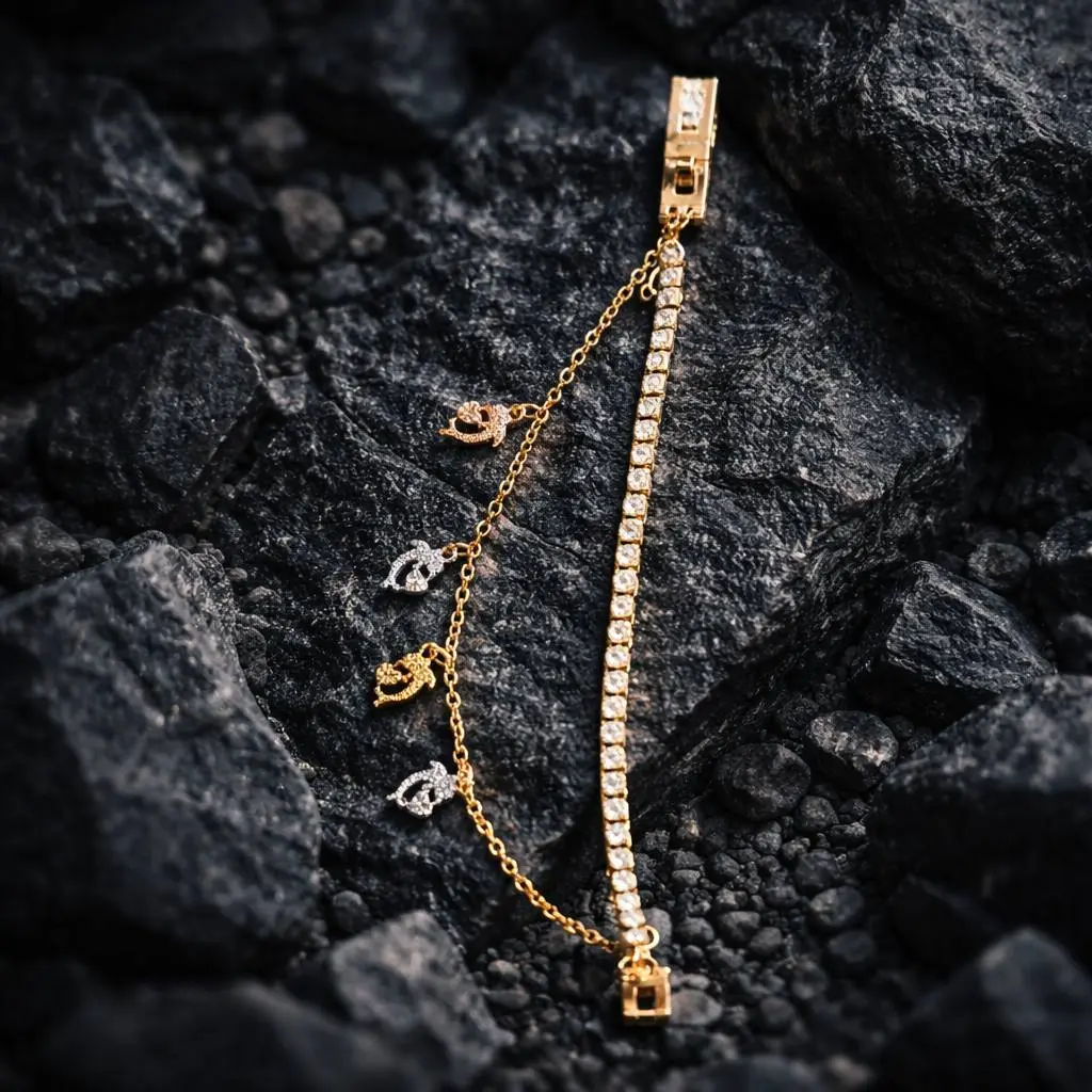 Dolphin Bracelet - Gold-Filled Chain with Vintage-Style Dolphin Charm, Hypoallergenic, Adjustable Length, Secure Lobster Clasp, Perfect for Everyday Wear