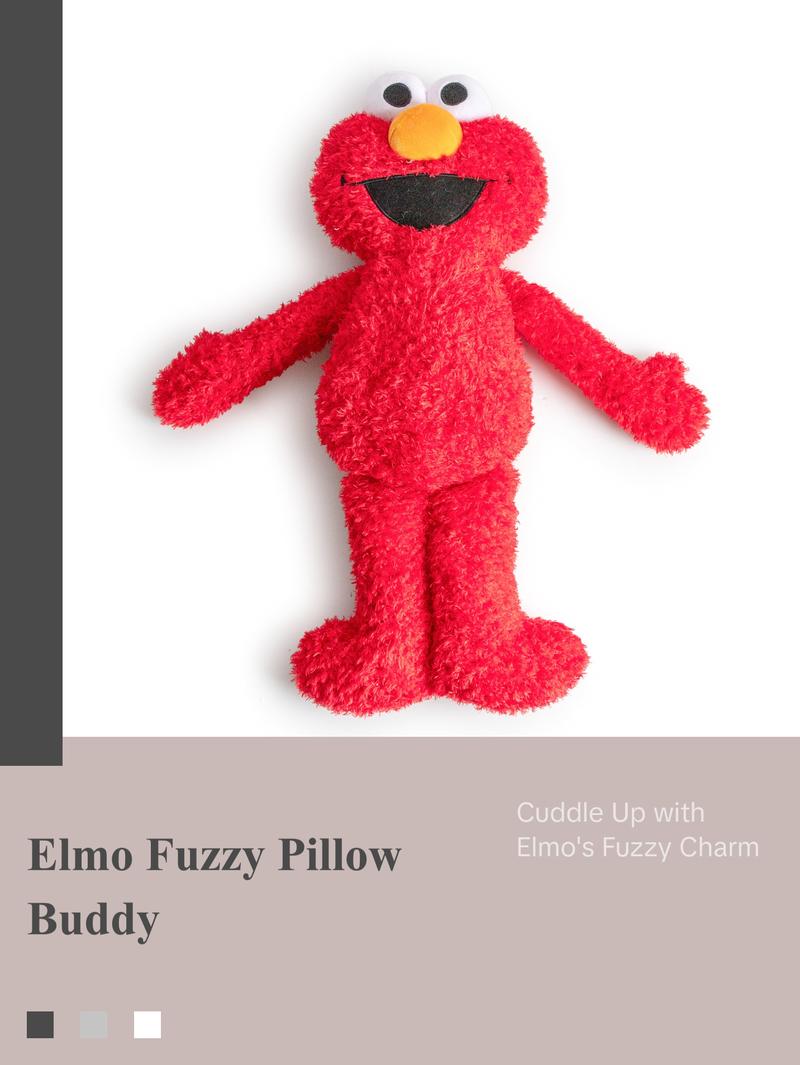 Jay Franco Sesame Street Elmo Fuzzy Pillow Buddy