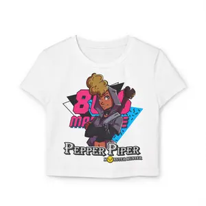 Pepper Piper "Punkster Hunter Badass" Women's Baby Tee