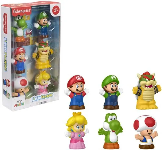Little People My Mario figurine/statue 6-Pack  [COLLECTIBLES] figurine/statue