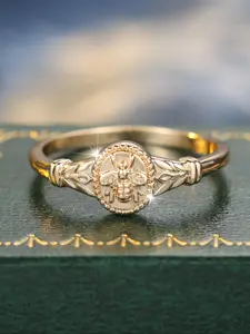 Elegant Bee Design Ring, Fashion Accessories for Women & Girls, Trendy All-match & Exquisite Jewelry for Birthday Gift, Elegant Glittering Ring, Fashion Rings