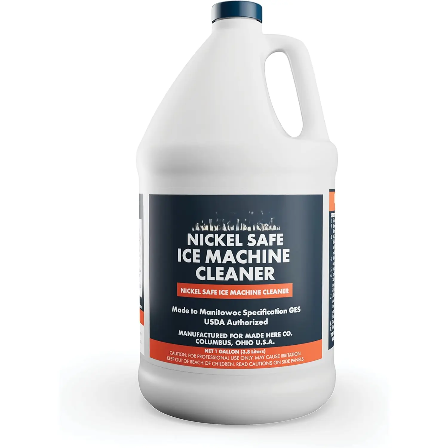 Ice Machine Cleaner - Nickel-Safe Descaler for Effective Cleaning- Ideal for Nickel Components - Ideal for Home or Commercial Use, 1 Gallon, Pack of 1