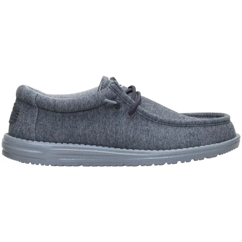 HEYDUDE Wally Stretch Jersey - Comfortable Slip on Shoes for Men