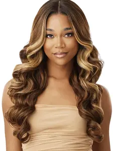 Outre Lace Front Wig - Melted Hairline - Ivara (DRST4/GINGER SPICE)