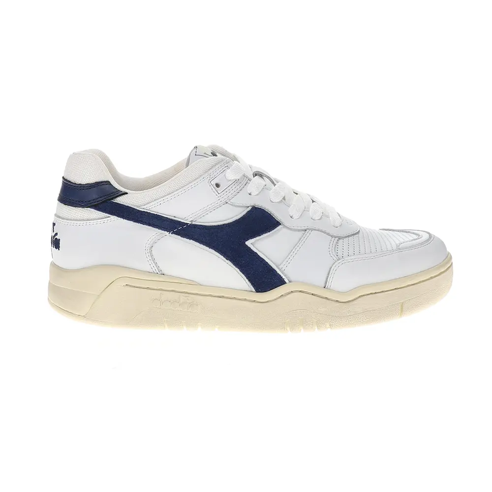 diadora Mens B.560 Used Lace Up Sneakers Shoes Casual - Blue, White