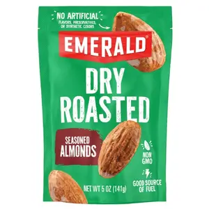 Nuts Dry Roasted Almonds (1-Pack) | 5 Oz Resealable Bag | Plant-Based Protein, Kosher Certified, Non-GMO | Contains No Artificial Preservatives, Flavors or Synthetic Colors