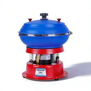 Professional Vibratory Tumbler Jewelry Polisher  Deburring Metal Polishing Machine for Gold, Silver & Brass Jewelry Finishing