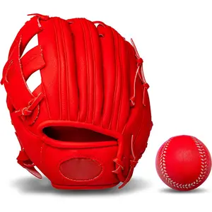 Sports Kids Baseball Gloves - RTP Youth Teeball Glove + Ball Set - Boys + Girls Teeball Mitt - Kids + Toddlers - 9.5"
