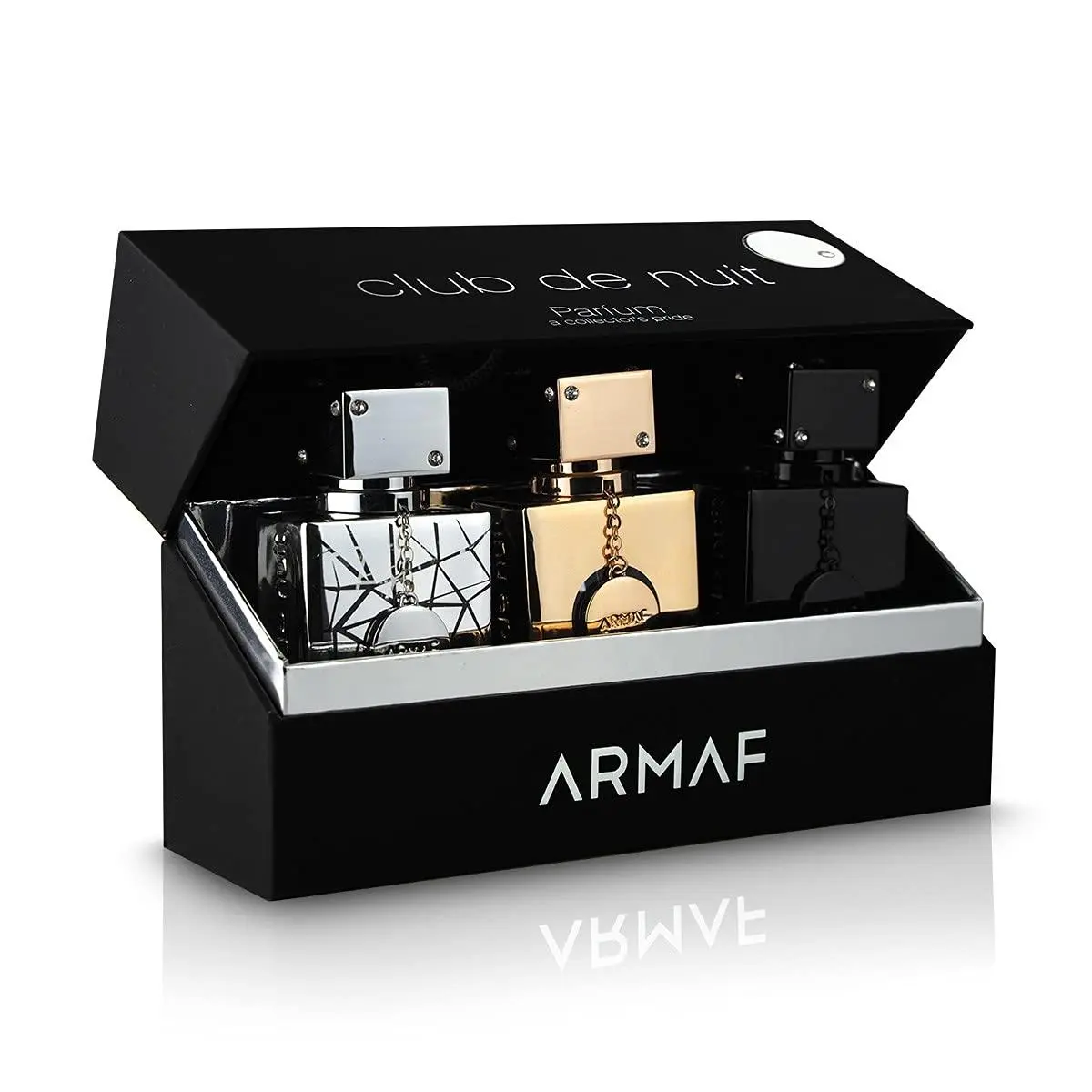 ARMAF Club de Nuit Men's Fragrance Set - Milestone, Sillage, Intense Perfume, Long Lasting Aromatic Woody Nightclub Fragrance Gift Set, Long Lasting Fragrance
