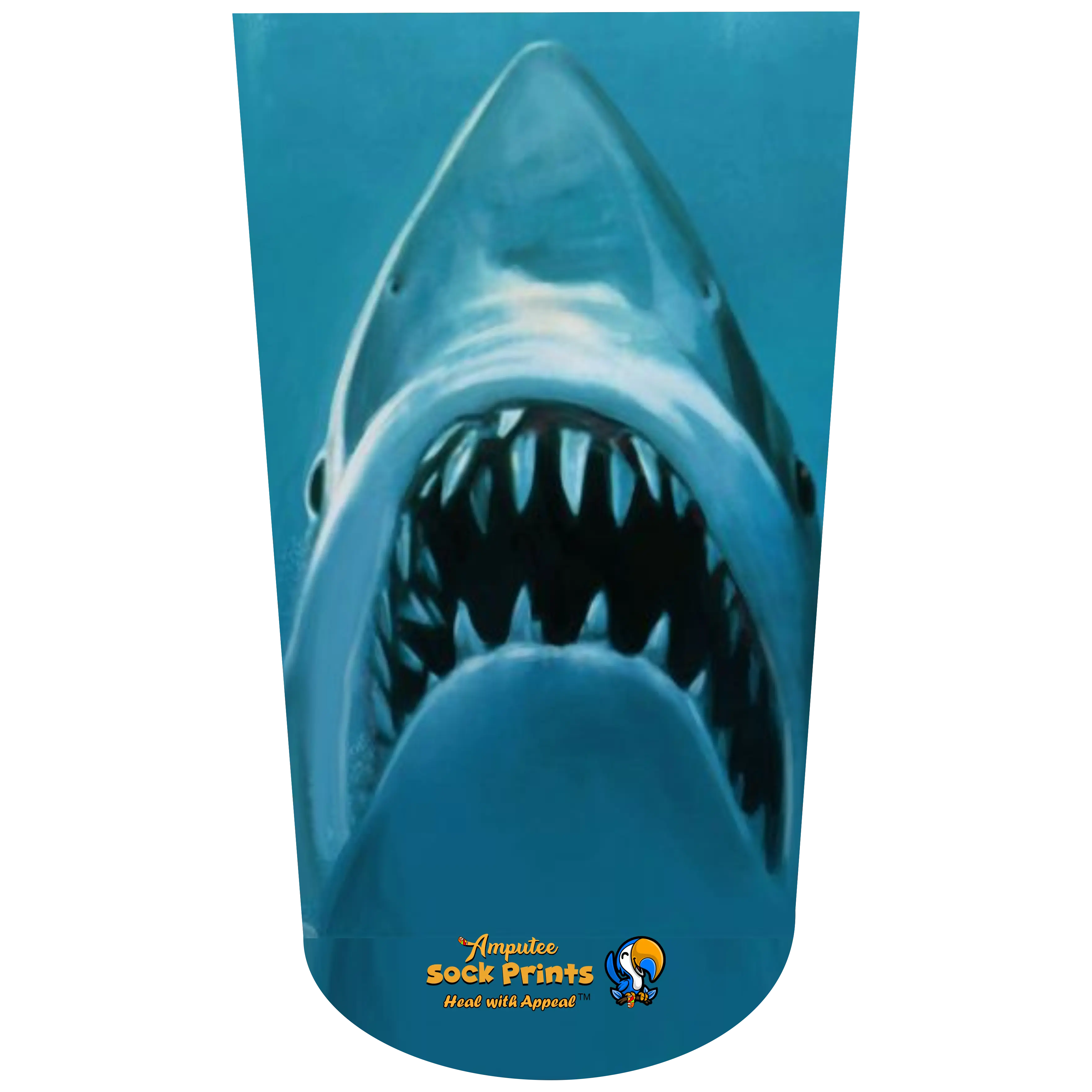 Amputee Sock "Jaws V1 mockup", Prosthetic Limb Sock, 3ply Stump Sock