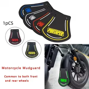 Universal Motorcycle Tricycle Mudguard, High-Quality Rubber Material, Extended Front and Rear Wheel Mudguard, Waterproof Board
