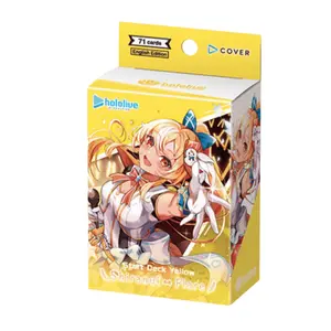 Hololive Official Card Game: Yellow Shiranui Flare Start Deck (SD07E) - 71 Cards