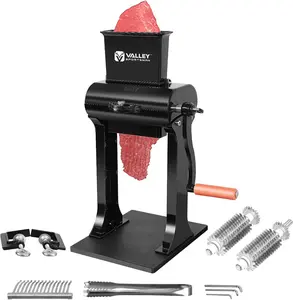 Stainless Steel Meat Cuber Tenderizer Machine for Beef and Chicken - Manual Operation, Ideal for Cooking and Serving(SAU)