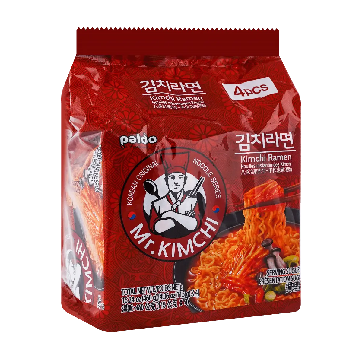 PALDO  Mr. KimchiI Instant Noodle 115g*4pack