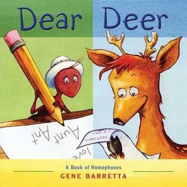 USED Book - Dear Deer A Book of Homophones by Gene Barretta (Paperback)