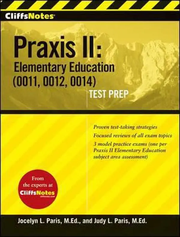 USED Book - Cliffsnotes Praxis II: Elementary Education (0011, 0012, 0014) Test Prep by Jocelyn L. Paris (Paperback) - english