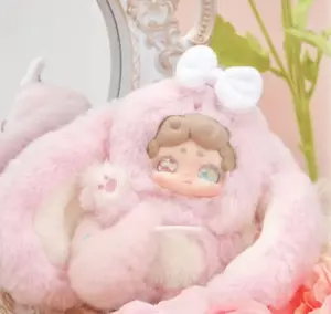 Lucky Deer Nai Good Nght Rabbit Plush Keychain Toy Doll