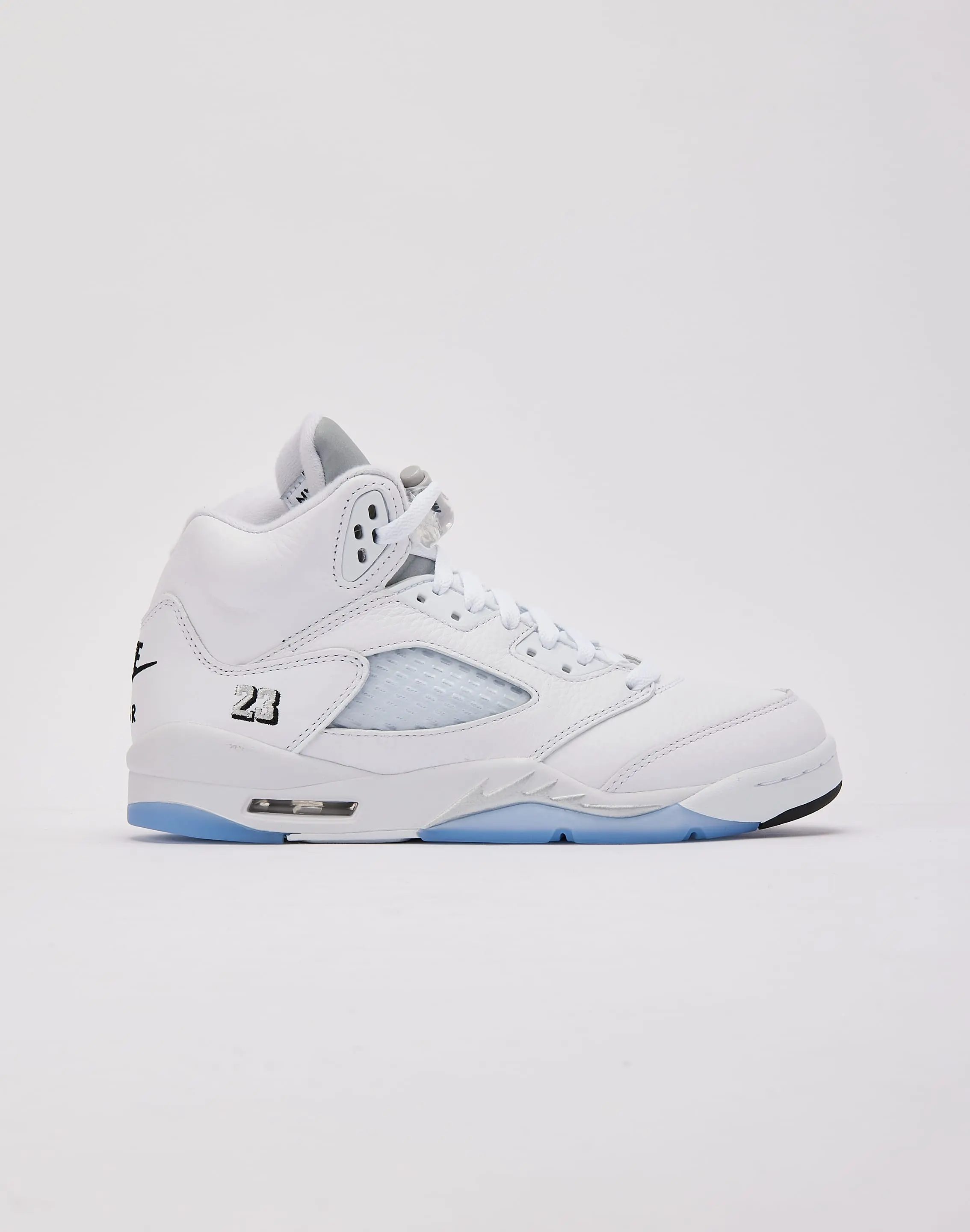 Kids Jordan Air Jordan 5 Retro 'White Metallic' Grade-School