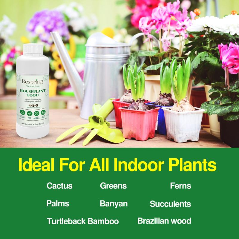 16 fl oz All-Purpose Liquid Plant Fertilizer - Makes 50 Gallons, for Indoor Houseplants, All-Natural, Groundwater Safe